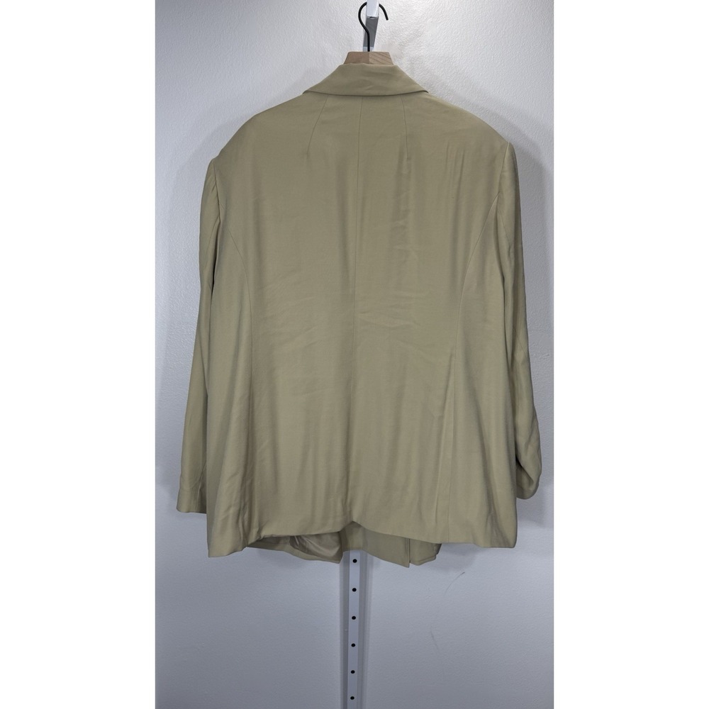 ELOQUII Women's Double Breasted Blazer Jacket Tan Plus Size 24‎ Career Business - Picture 4 of 8